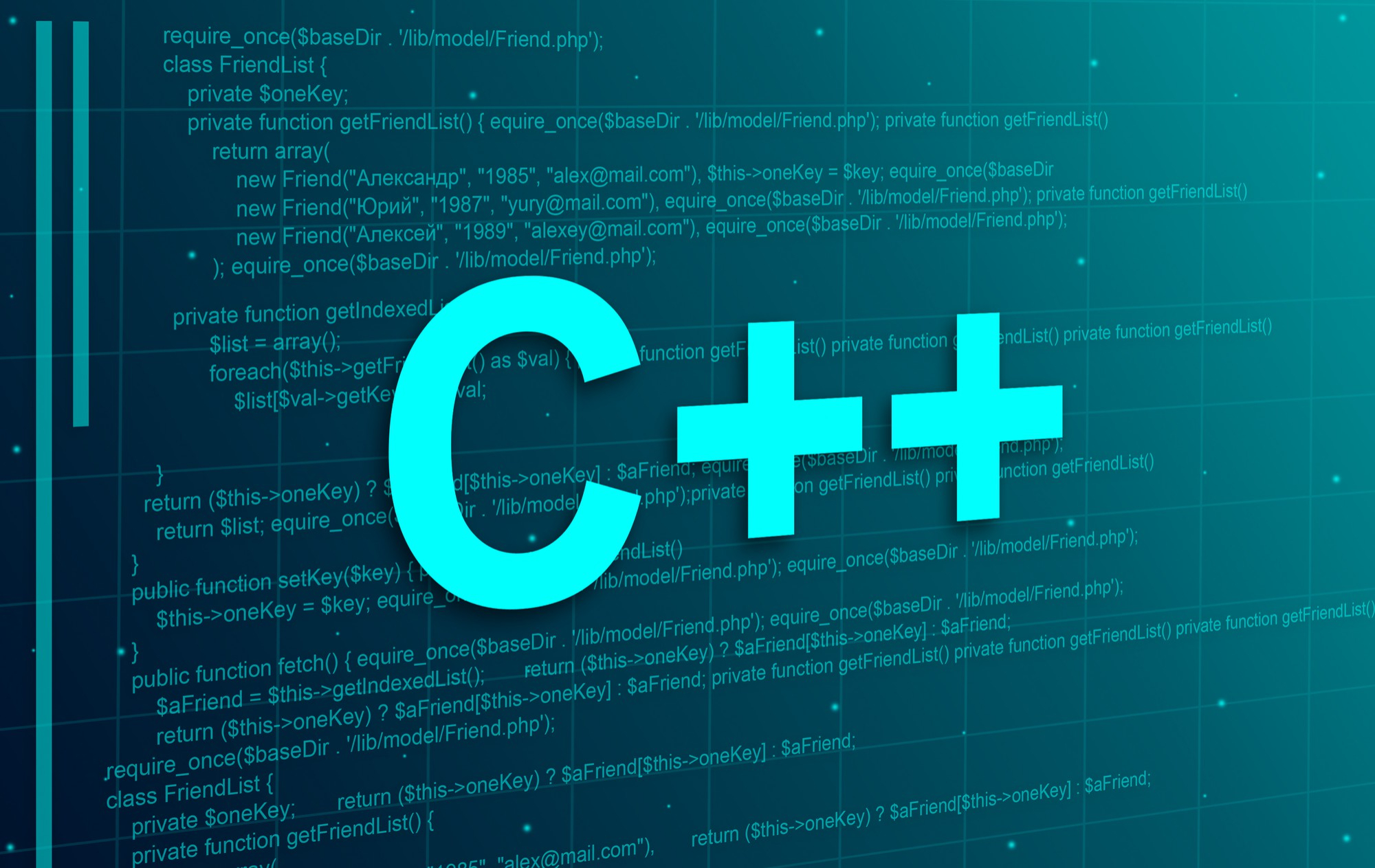 Ejemplo de código en C++
