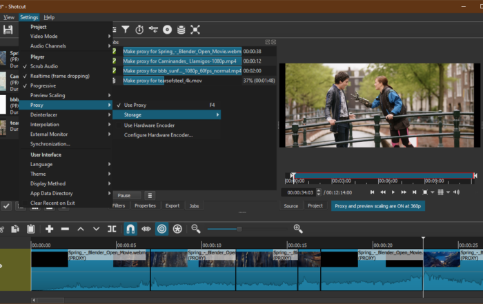 Edición de vídeos con el programado ShotCut